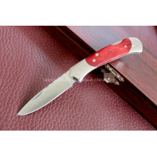 Cuchillo plegable de la manija de madera (SE-0509)